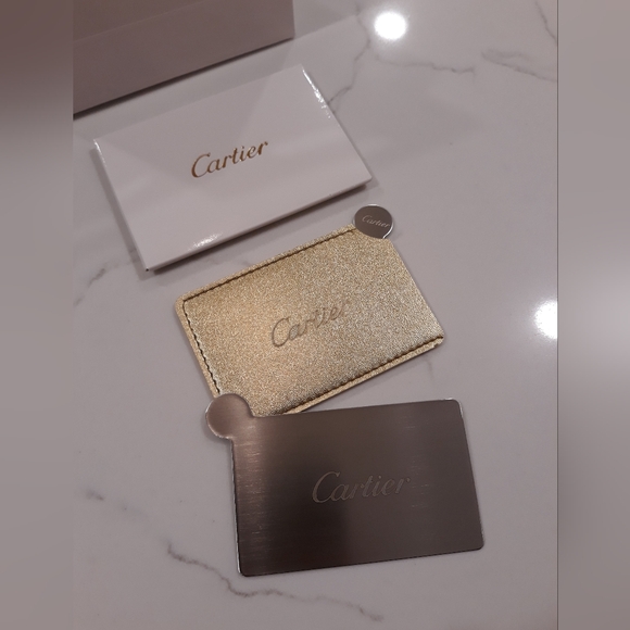 Cartier Mirror and Gold Case Holder Se - Picture 2 of 3